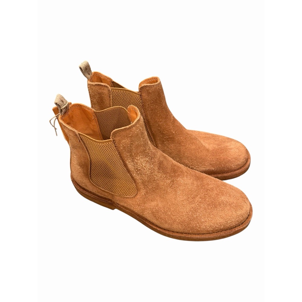 Astorflex Bitflex Suede Chelsea Boots Men's Size 43 US 10 Brown Crepe Sole Italy